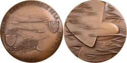 World Coins - France, Medal, Usine marémotrice de la Rance, 1966, Bronze, Flourat,