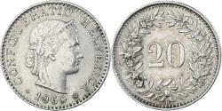 World Coins - Coin, Switzerland, 20 Rappen, 1960