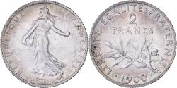World Coins - France, 2 Francs, Semeuse, 1900, Paris, Silver, , Gadoury:532, KM:845.1