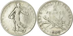 World Coins - Coin, France, Semeuse, 2 Francs, 1900, Paris, , Silver, Gadoury:532