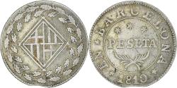 World Coins - Coin, Spain, BARCELONA, Joseph (Jose) Napolean, Peseta, 1810, Barcelona