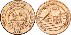 World Coins - Russia, Chechnya, 2 Euro Cent, Fantasy euro patterns, Essai-Trial, Proof, 2005