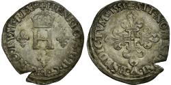 World Coins - Coin, France, Demi Gros de Nesle, 1551, Paris, , Silver, Ciani:1303