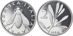 World Coins - Coin, Italy, 2 Lire, 1995, Rome, Proof, , Aluminum, KM:94