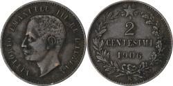 World Coins - Italy, Vittorio Emanuele III, 2 Centesimi, 1906, Rome, Bronze, , KM:38