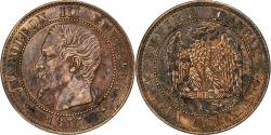 World Coins - France, Napoleon III, 2 Centimes, 1853, Paris, Bronze, , Gadoury:103