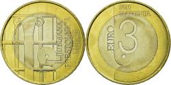 World Coins - Slovenia, 3 Euro, 2010, , Bi-Metallic, KM:95