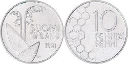 World Coins - Coin, Finland, 10 Pennia, 1991