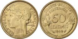 World Coins - Coin, France, Morlon, 50 Centimes, 1940, Paris, , Aluminum-Bronze