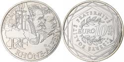 World Coins - France, 10 Euro, 2012, Rhône-Alpes, , Silver