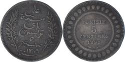 World Coins - Coin, Tunisia, 5 Centimes, 1892