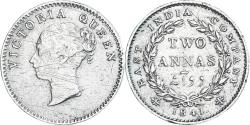 World Coins - Coin, INDIA-BRITISH, Victoria, 2 Annas, 1841, Bombay, , Silver