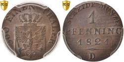 World Coins - Coin, German States, PRUSSIA, Friedrich Wilhelm III, Pfennig, 1821, Munich