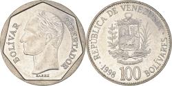 World Coins - Coin, Venezuela, 100 Bolivares, 1998, , Nickel Clad Steel, KM:78.1