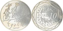 World Coins - France, 10 Euro, Egalité, 2014, Sempé, , Silver, Gadoury:EU718