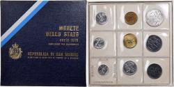World Coins - San Marino, Set 1 Lire - 500 Lire, 1978, Rome,
