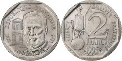 World Coins - France, 2 Francs, Louis Pasteur, 1995, MDP, Nickel, , Gadoury:549