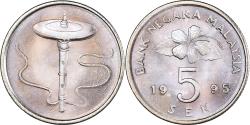 World Coins - Coin, Malaysia, 5 Sen, 1995, , Copper-nickel, KM:50