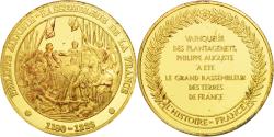 World Coins - France, Medal, French Fifth Republic, History, , Vermeil
