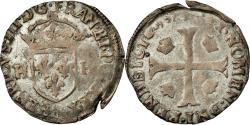 World Coins - Coin, France, Douzain, 1587, Paris, , Billon, Duplessy:1140