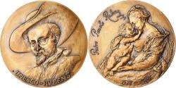 World Coins - France, Medal, UNESCO, Rubens, Arts & Culture, 1977, Santucci, , Bronze