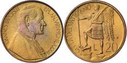 World Coins - Coin, VATICAN CITY, John Paul II, 20 Lire, 1986, FDC,