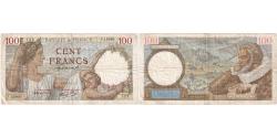 World Coins - France, 100 Francs, 1940-11-07, F.15866, VF(20-25)