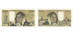 World Coins - France, 500 Francs, Pascal, 1976, S.64 89076, EF(40-45), Fayette:71.15, KM:156b