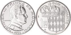 World Coins - Coin, Monaco, Rainier III, Franc, 1995, Paris, BU, , Nickel