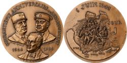 World Coins - France, Medal, 40ème Anniversaire du Débarquement, 1984, Bronze, Tschudin