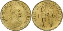 World Coins - Vatican, John Paul II, 20 Lire, 1982 (Anno IV), Rome, Aluminum-Bronze,