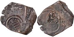 World Coins - Spain, Philip IV, 8 Maravedis, 1641, Countermark, Copper,