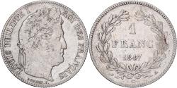 World Coins - France, Franc, Louis-Philippe, 1847, Paris, Silver, , KM:748.1