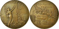 World Coins - France, Medal, Art Nouveau, Journal Le Matin, Riberon, , Bronze
