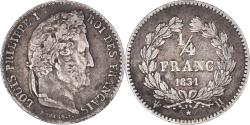 World Coins - Coin, France, Louis-Philippe, 1/4 Franc, 1831, La Rochelle, , Silver