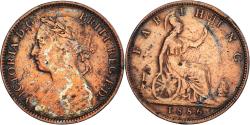 World Coins - Coin, Great Britain, Farthing, 1886