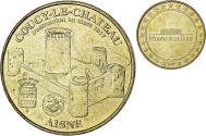 World Coins - France, Token, Touristic token, Coucy - Château n°1, Arts & Culture, 2007