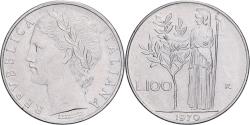 World Coins - Italy, 100 Lire, 1970, Rome, Stainless Steel, , KM:96.1