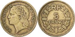 World Coins - Coin, France, Lavrillier, 5 Francs, 1947, , Aluminum-Bronze, KM:888a.2