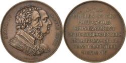 World Coins - France, Medal, Louis XVIII, Politics, Society, War, Gayrard, , Copper