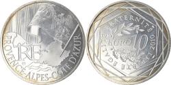 World Coins - France, 10 Euro, Provence-Alpes-Cote d'Azur, 2010, Paris, , Silver