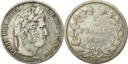 World Coins - Coin, France, Louis-Philippe, 5 Francs, 1839, Paris, , Silver
