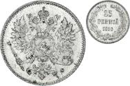 World Coins - Coin, Finland, Nicholas II, 25 Penniä, 1916, Helsinki, , Silver