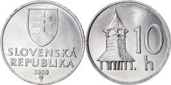 World Coins - Coin, Slovakia, 10 Halierov, 2000, Kremnica, , Aluminum, KM:17