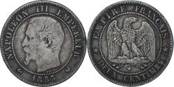 World Coins - Coin, France, Napoleon III, 2 Centimes, 1855, Lille, , Bronze