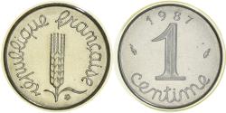 World Coins - Coin, France, Épi, Centime, 1987, Paris, FDC, , Stainless Steel
