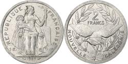 World Coins - New Caledonia, 2 Francs, 1989, Paris, Aluminum, , Lecompte:65, KM:14