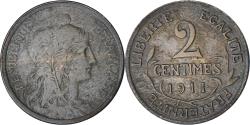 World Coins - Coin, France, Dupuis, 2 Centimes, 1911, Paris, , Bronze, KM:841