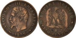 World Coins - Coin, France, Napoleon III, 5 Centimes, 1853, Strasbourg, , Bronze