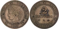 World Coins - Coin, France, Cérès, 2 Centimes, 1879, Paris, , Bronze, KM:827.1